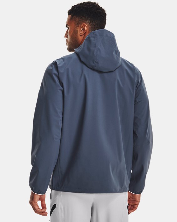 Men's UA Stormproof Cloudstrike Stretch Jacket, Gray, pdpMainDesktop image number 1